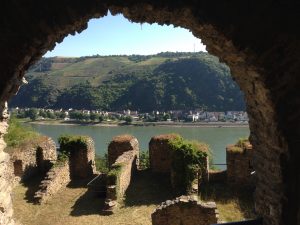 Tour di 9 giorni in Germania: vista sul Reno dalle mura del Burg Rheinfels