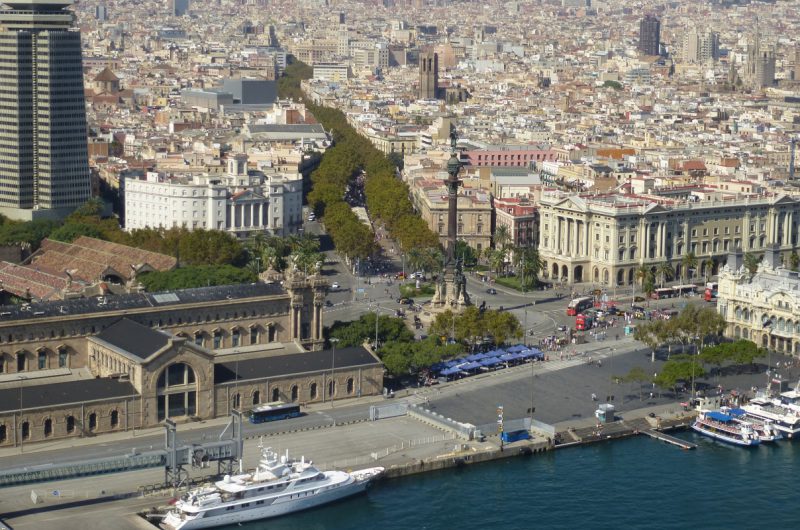 Barcellona vista dall'alto