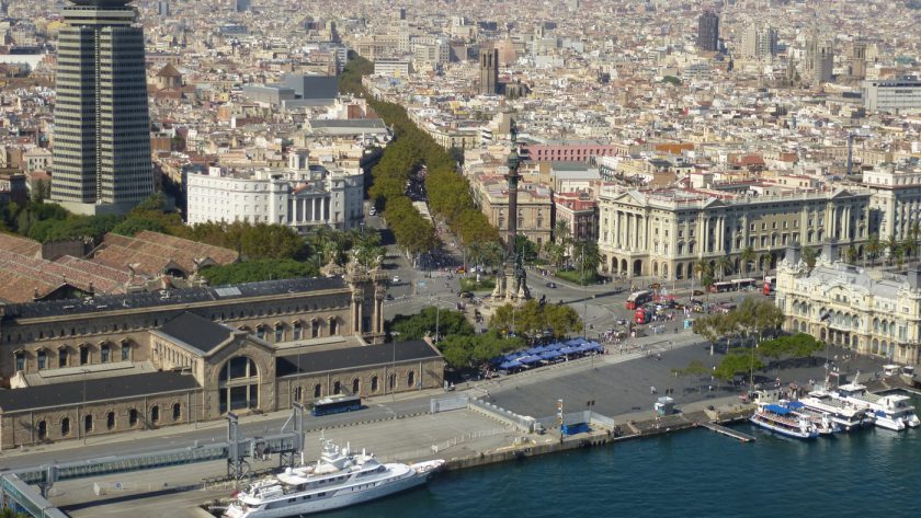 Barcellona vista dall'alto