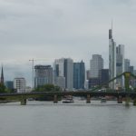Francoforte: vista sulla città dal fiume Meno