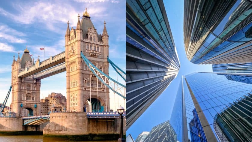 Londra e il contrasto tra storia e modernità