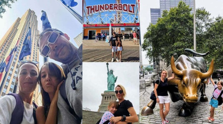 New York con la famiglia